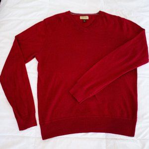 Vintage Red SONOMA 100% Cotton Sweater